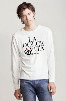 maglietta sposo la dolce vita se ne va