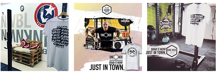 Magliette crossfit personalizzate OneBox Bros Print