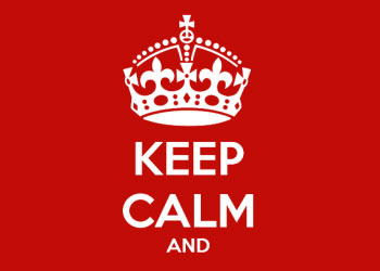 immagine scritta keep calm and