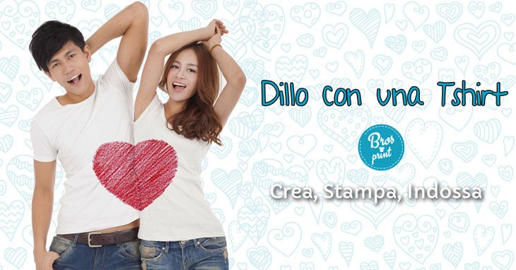 T shirt coppia personalizzate matchate lui lei