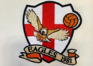 ricamo patch Eagles 1981 merchandising