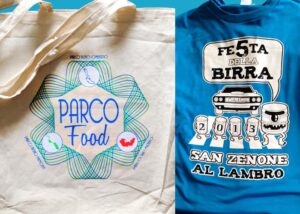 shopper magliette personalizzate feste sagre
