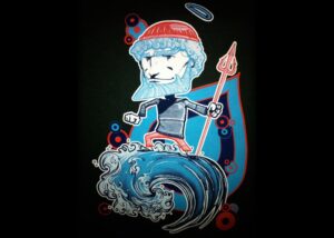 serigrafia 5 colori su tessuto