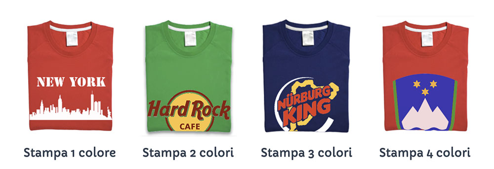 stampa serigrafica colori