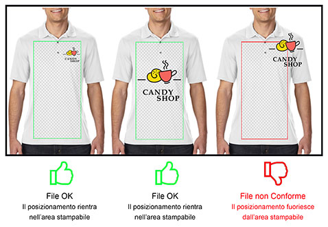 esempi magliette polo personalizzate