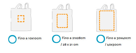 formato grafica per personalizzare shopper